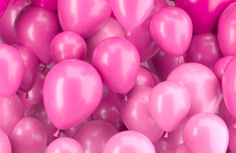 Pátio do Colégio: balões em alusão ao Outubro Rosa nesta quinta (27) 